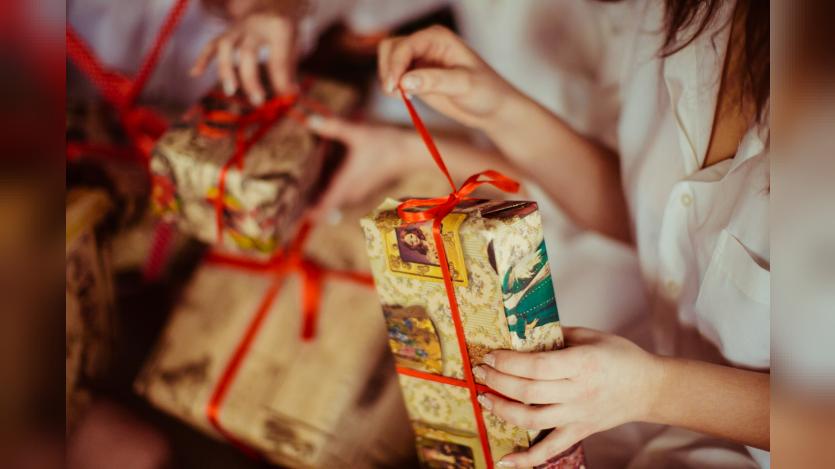 opening gifts