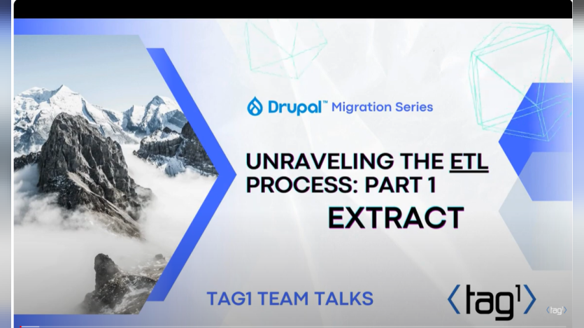 Drupal Migration Series Unraveling the ETL Process: Extract