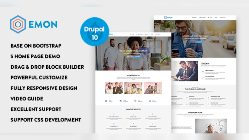 Emon Drupal 10 theme