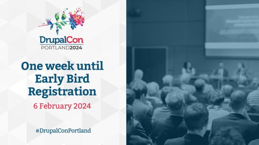 DrupalCon Portland 2024 Early Registration Opens Soon!