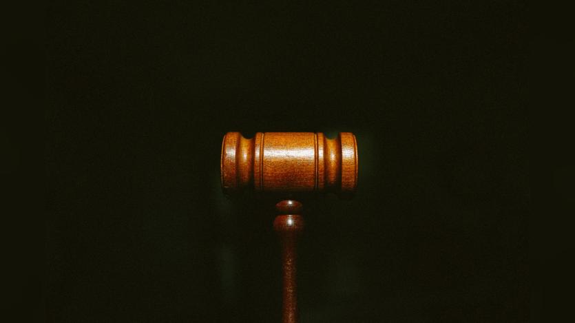 Brown wooden hammer