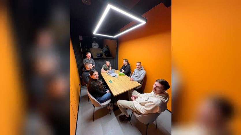 people sitting around a table