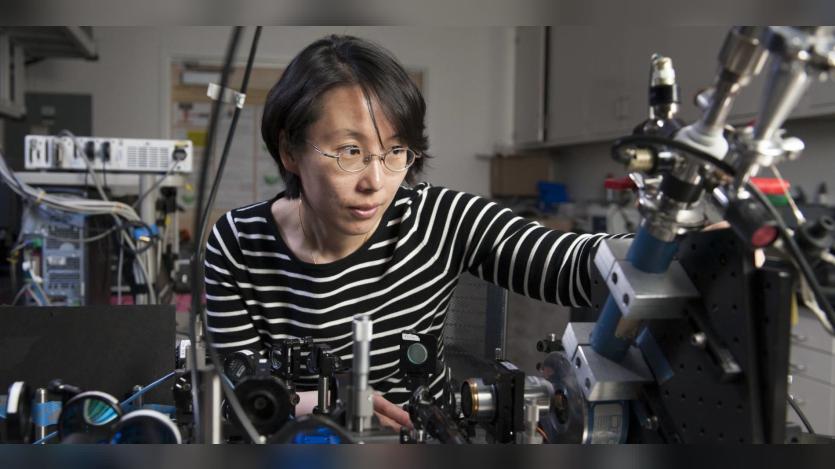 A person working with machines
