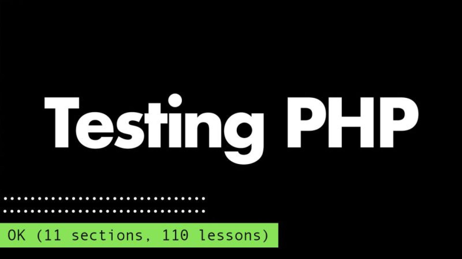 Testing PHP