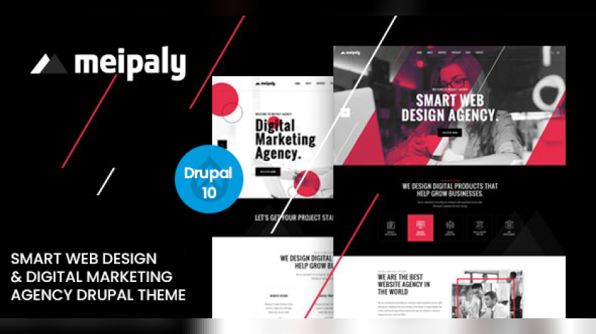 Meipalу – Digital Services Agencу Drupal 10 Theme