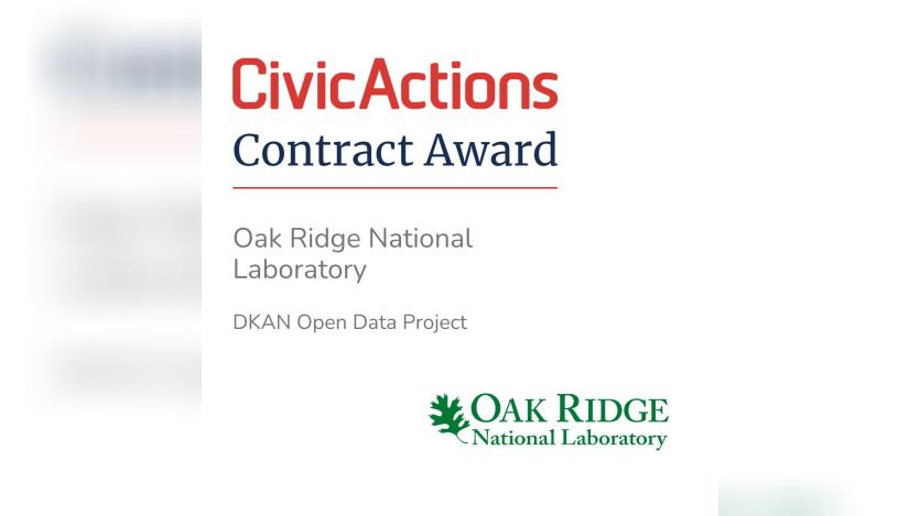CivicActions Contract Award