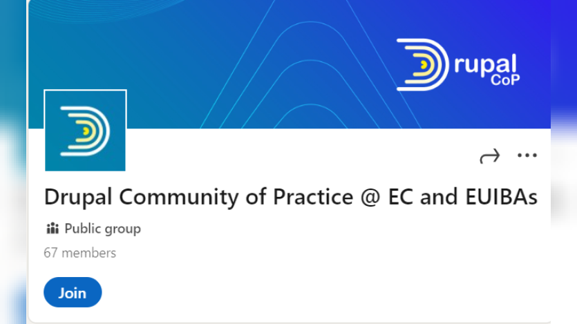 Drupal Community of Practice @ EC and EUIBAs Group