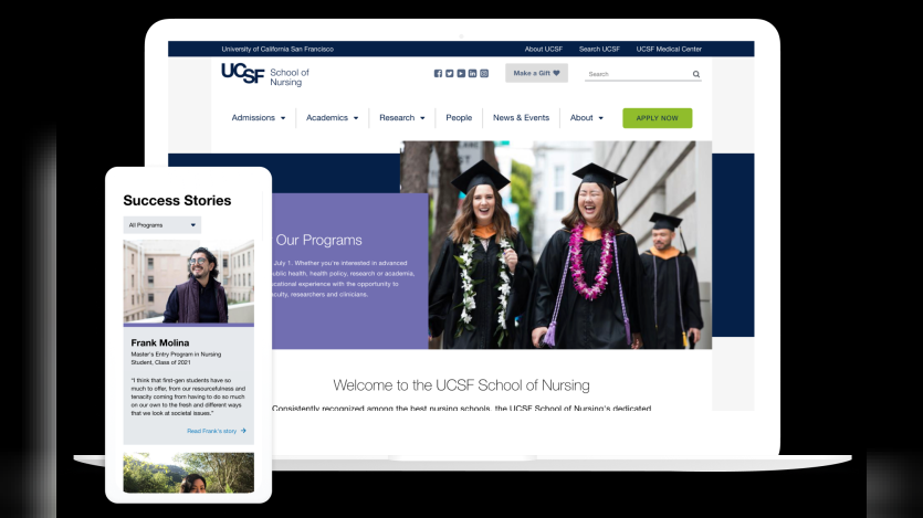 UCSF School of Nursing homepage