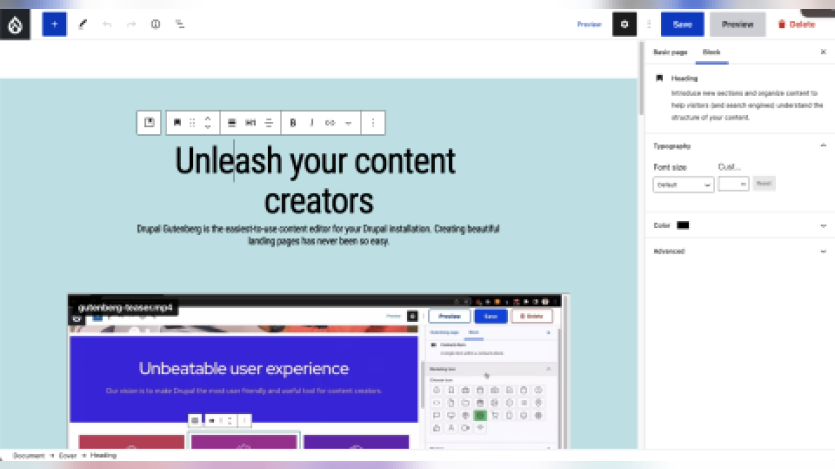 Unleash your content creators