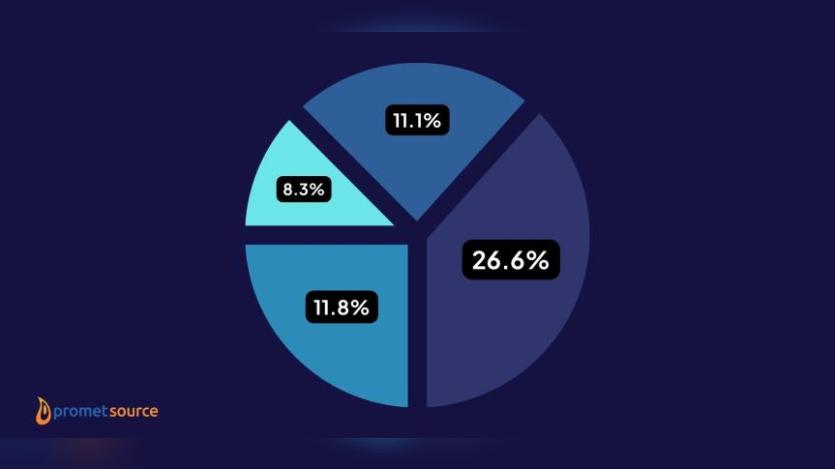 US Governemnt CMS share pie chart
