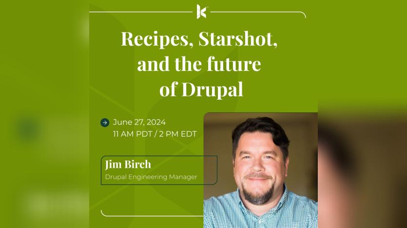 Recipes, Starshot and the future of Drupal
