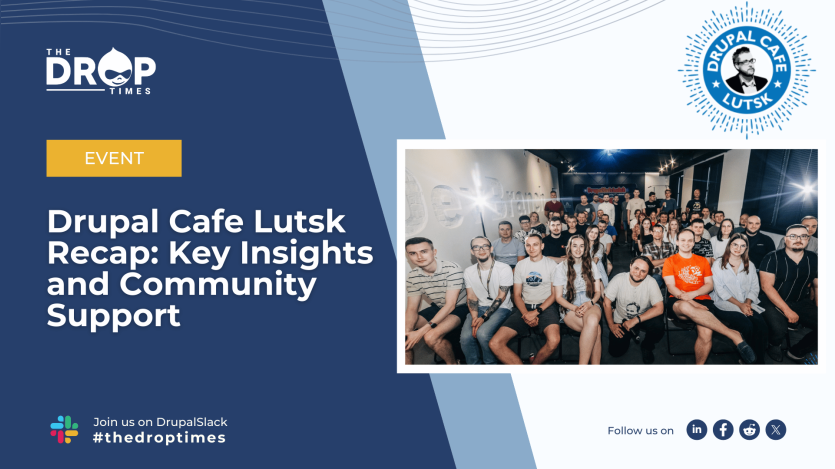 Drupal Cafe Lutsk #25 Recap: Key Insights and Community Support