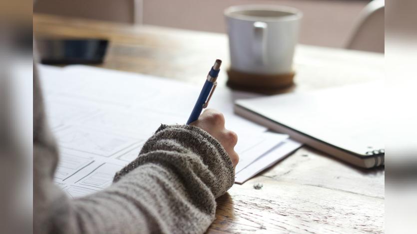 Designer sketching Wireframes