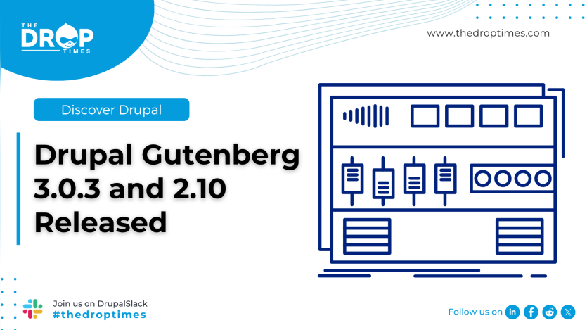 Drupal Gutenberg 3.0.3 and 2.10 Released