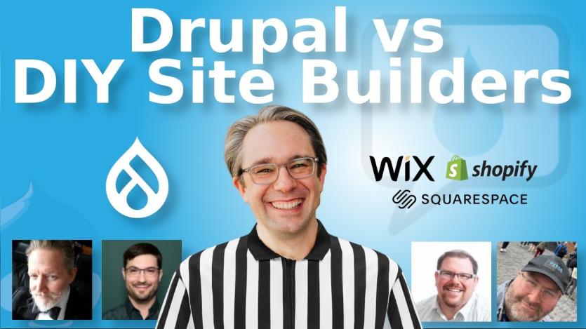 Talking Drupal #463 - Drupal vs DIY Site Builders