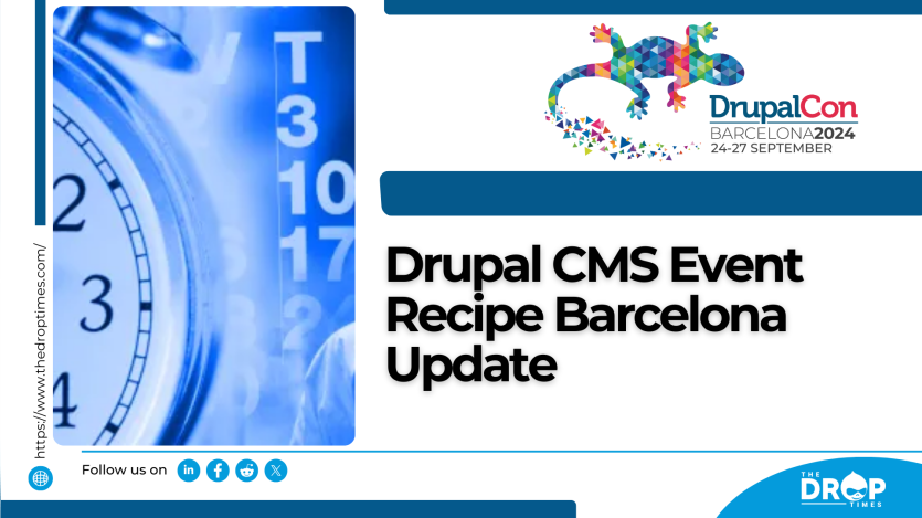 Drupal CMS Event Recipe Barcelona Update