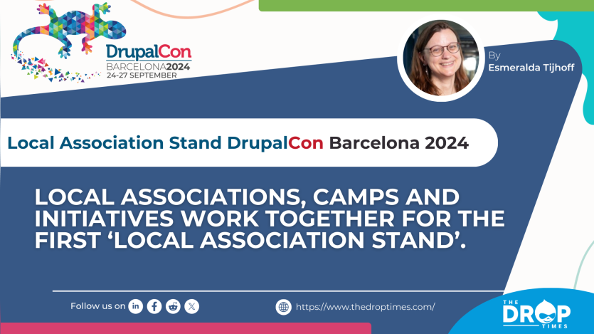 Local Association Stand DrupalCon Barcelona 2024