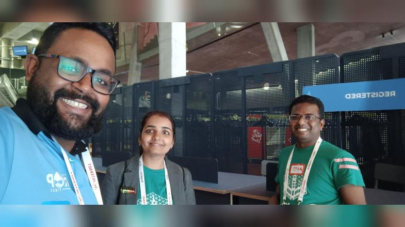 Binny, Anushri andAnto