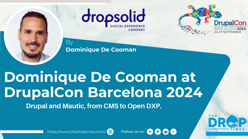 Dominique De Cooman at DrupalCon Barcelona 2024