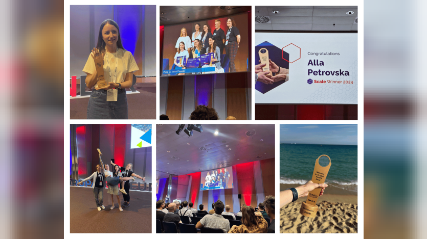 Alla Petrovska receives “Women in Drupal” award.