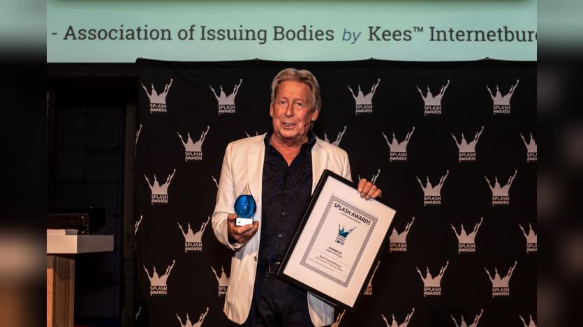 Hans Kazan during the Splash Awards in 2019