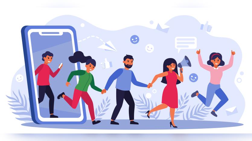 Customers earning money by giving likes