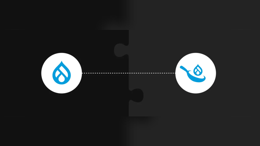 Drupal Recipes and Drupal logos
