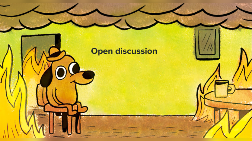 Slide with a dog image in it. Slide with a dog image in it.