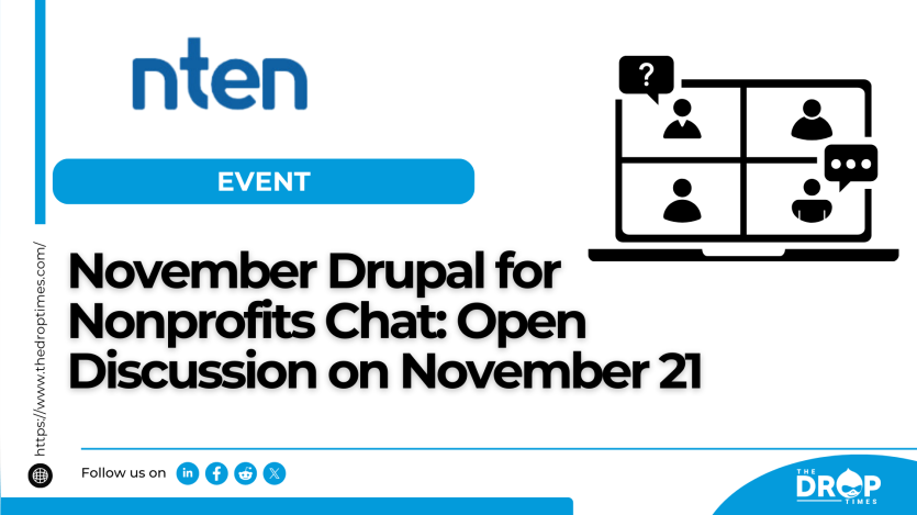 November Drupal for Nonprofits Chat: Open Discussion on November 21