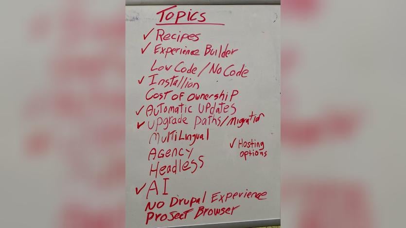Starshot Agenda in the Summit