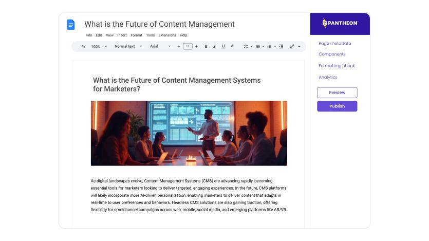 Pantheon Content Publisher