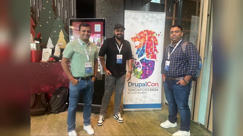 Innoraft team at DrupalCon Singapore 2024