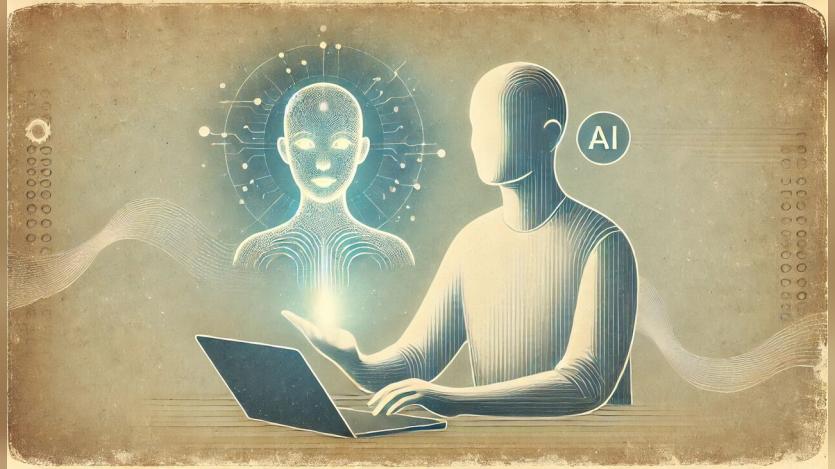 Collaborating with an AI agent