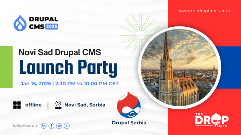 Drupal CMS Launch Party Novi Sad