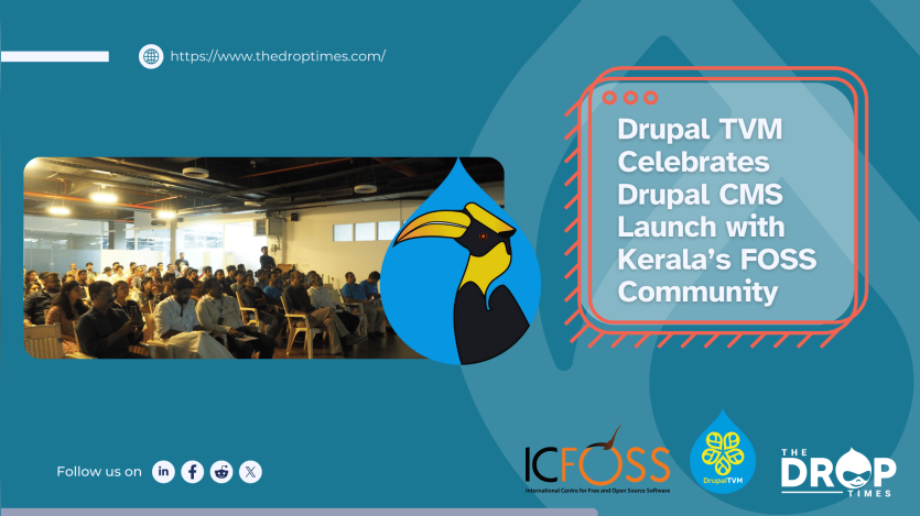 Drupal TVM Celebrates Drupal CMS Launch with Kerala’s FOSS Community  