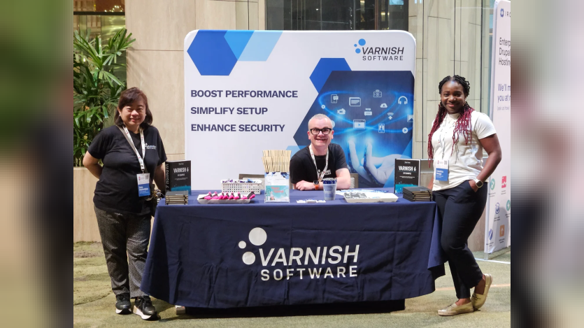 Varnish stand at DrupalCon Singapore 2024