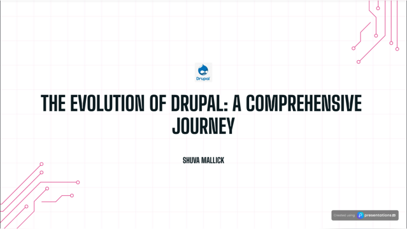 Evolution of Drupal