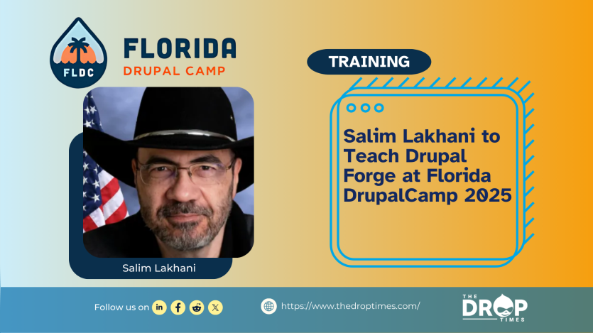 Salim Lakhani to Teach Drupal Forge at Florida DrupalCamp 2025