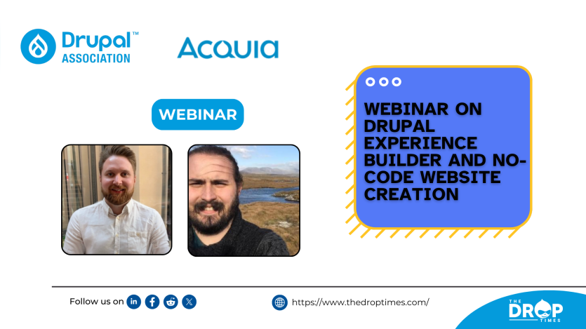 Webinar on Drupal Experience Builder and No-Code Website Creation