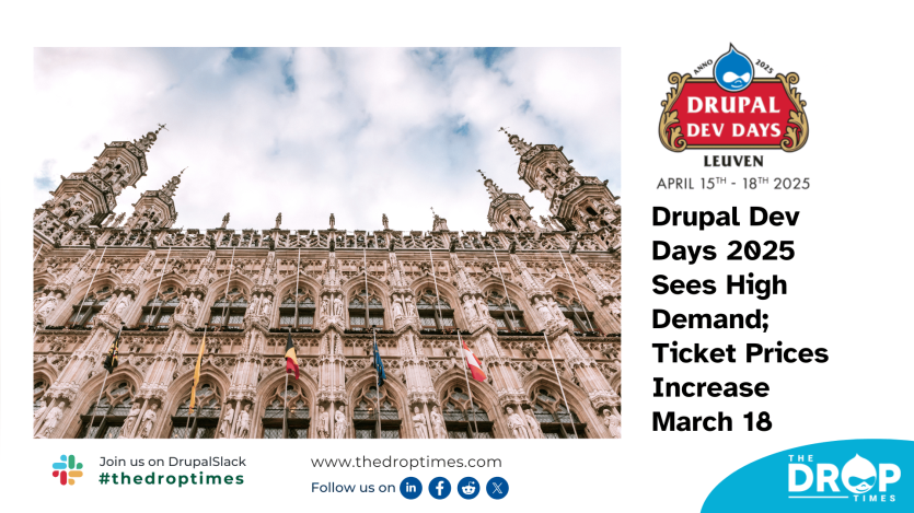 Drupal Dev Days 2025 Sees High Demand; Ticket Prices