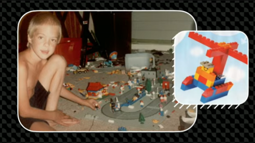 Dries Buytaert with Lego Bricks Dries Buytaert with Lego Bricks