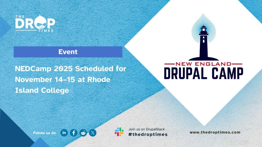 NEDCamp 2025 Scheduled for November 14–15 at Rhode Island College