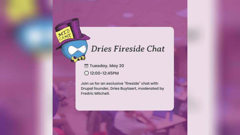 Dries Fireside Chat Dries Fireside Chat