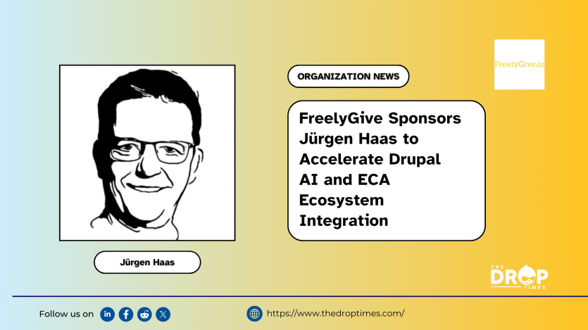 FreelyGive Sponsors Jürgen Haas to Accelerate Drupal AI and ECA Ecosystem Integration