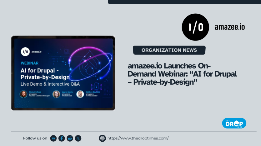 amazee.io Launches On-Demand Webinar: “AI for Drupal – Private-by-Design”