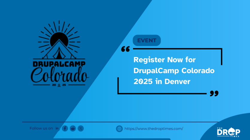 Register Now for DrupalCamp Colorado 2025 in Denver