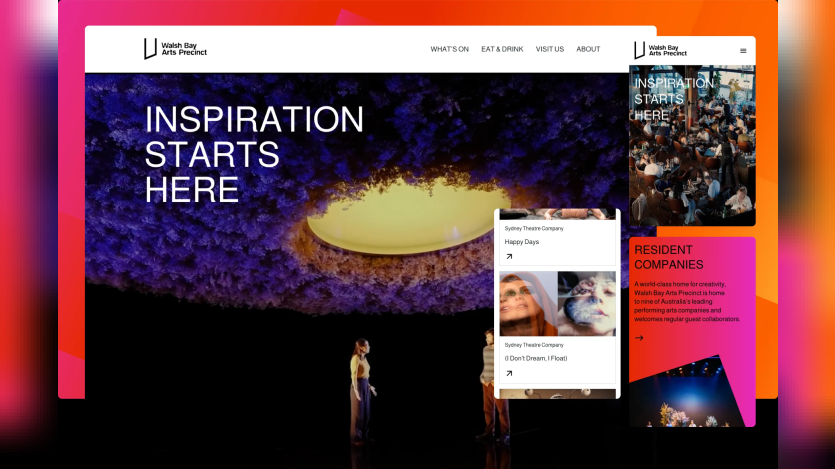 Walsh Bay Arts Precinct homepage