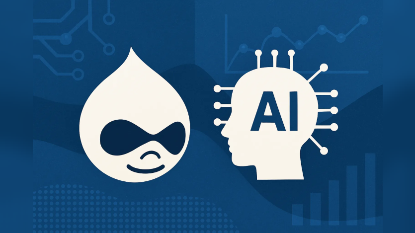 Drupal logo and AI