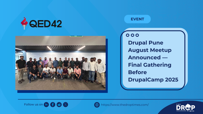 Drupal Pune August Meetup Announced — Final Gathering Before DrupalCamp 2025