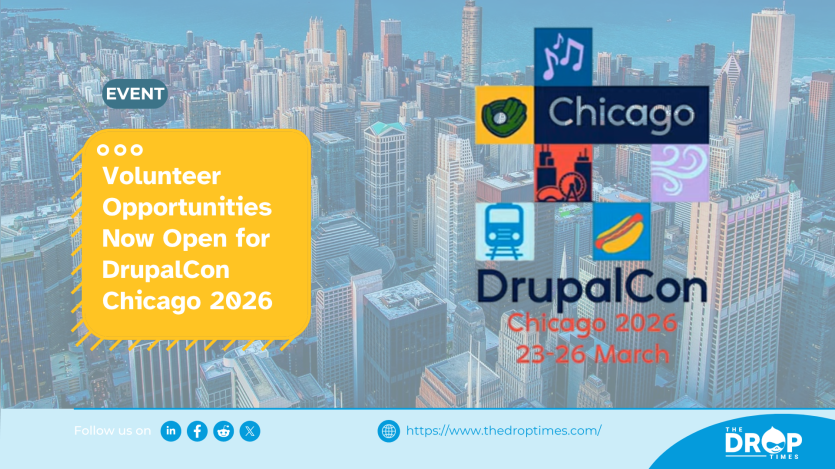 Volunteer Opportunities Now Open for DrupalCon Chicago 2026